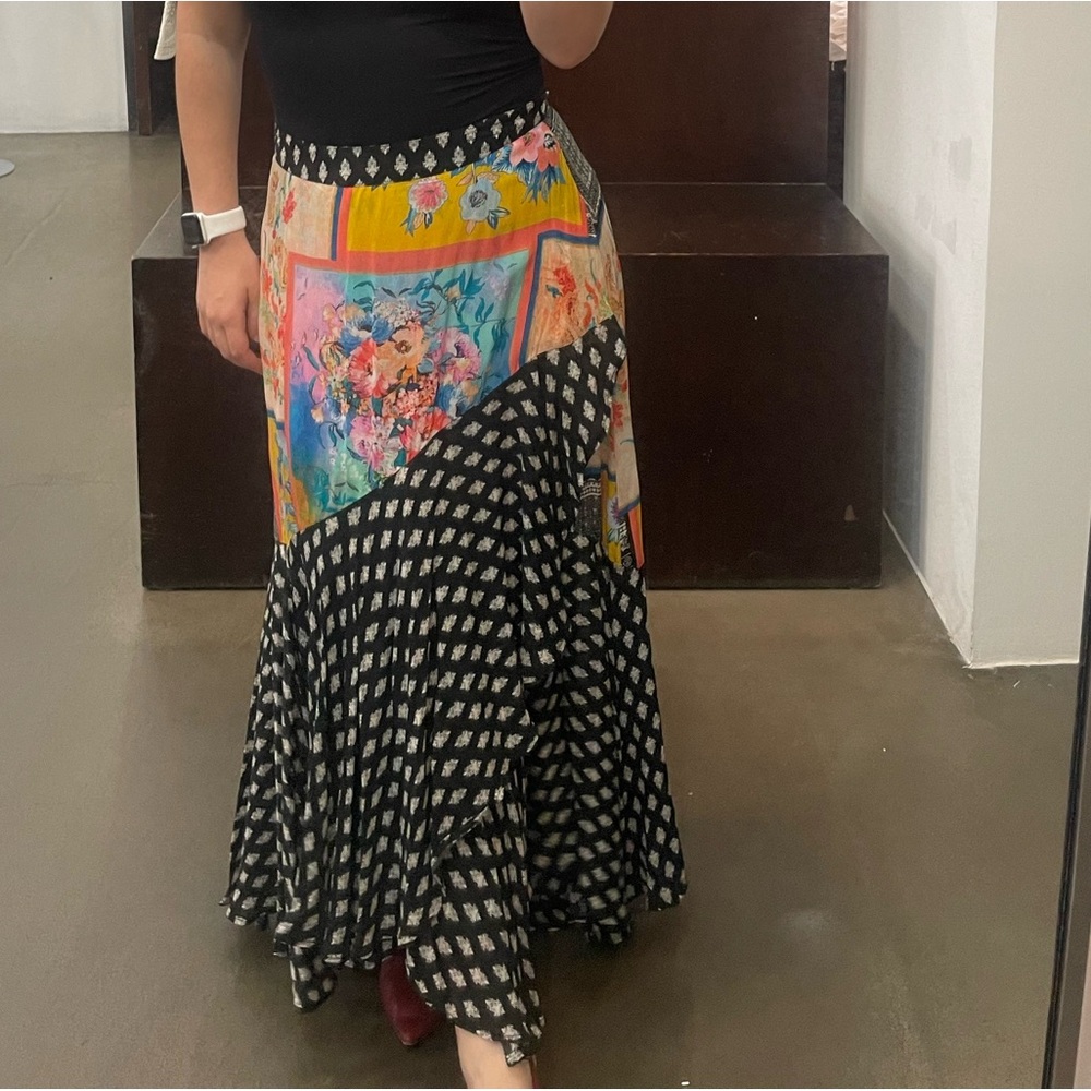 TOLANI Maxi printed skirt - Picture 3 of 3